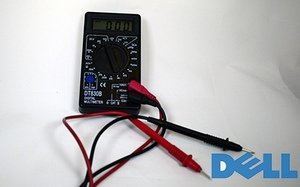 Мультиметр позволяет измерять течение тока в цепях планшета Делл